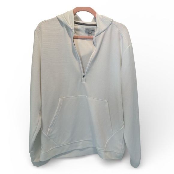 Peter Millar WhitePerformance hoodie